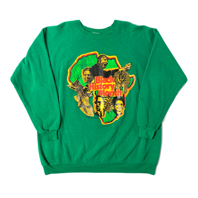 1992 Black History Month Green Sweatshirt