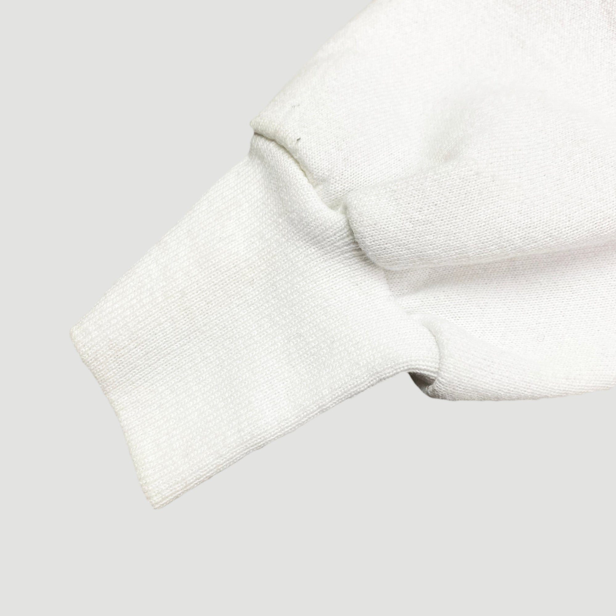 90's Apple Spell Out White Sweatshirt