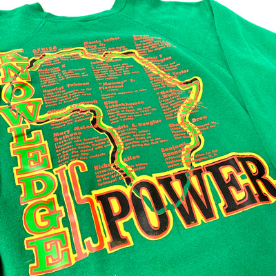 1992 Black History Month Green Sweatshirt
