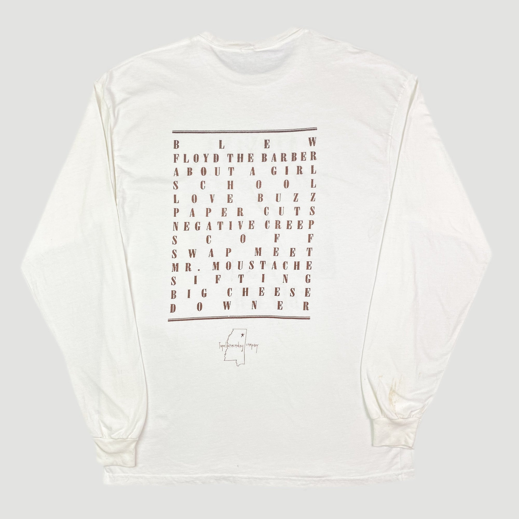 00's Nirvana Bleach Unofficial Longsleeve T-Shirt