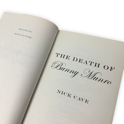 2009 The Death of Bunny Munro First Edition