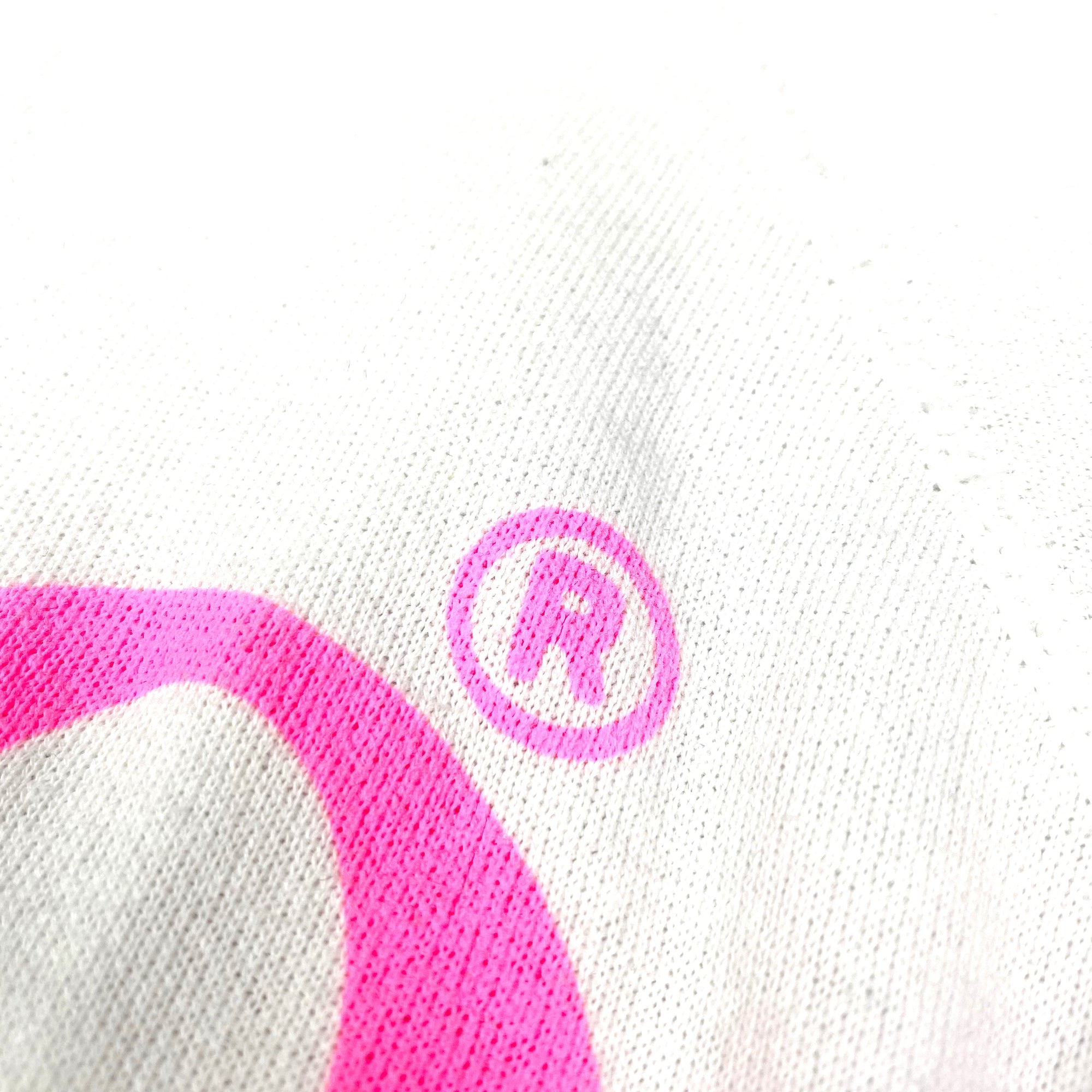 90's Apple Spell Out White Sweatshirt