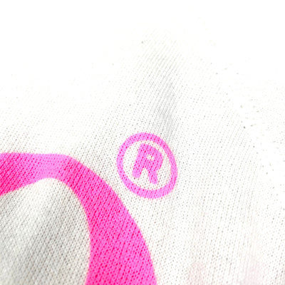 90's Apple Spell Out White Sweatshirt