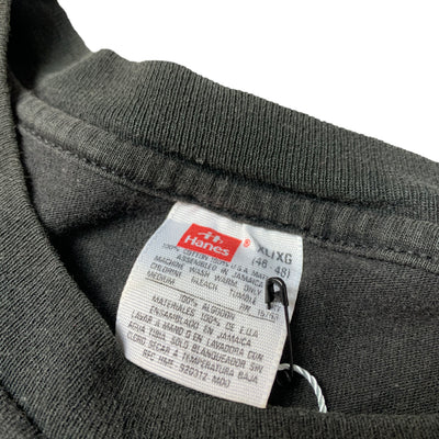 80's Hanes Basic Black Pocket T-Shirt