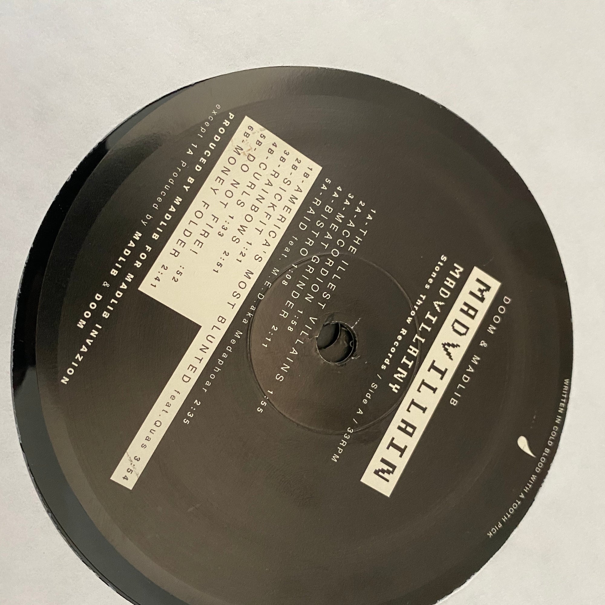 2014 Madvillain ‘Madvillainy’ 2 LP