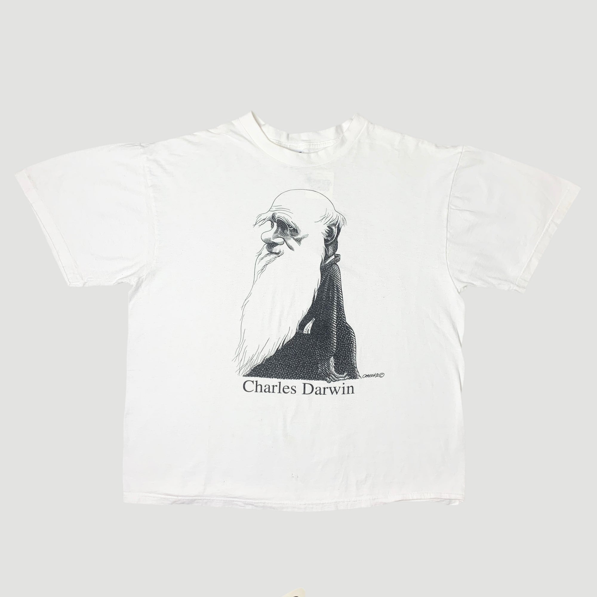 Early 90’s Charles Darwin Largely Literary T-Shirt