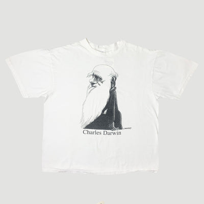 Early 90’s Charles Darwin Largely Literary T-Shirt