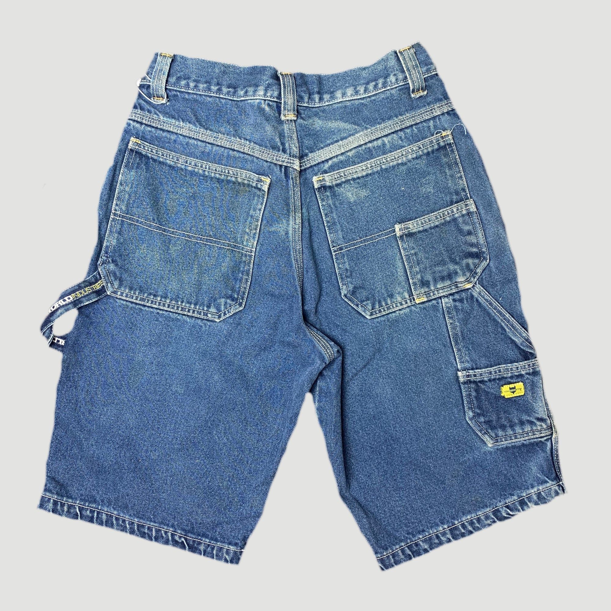 90's World Industries Denim Skate Shorts