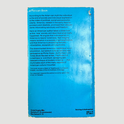 70's The Pursuit of Loneliness Pelican