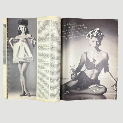 1989 Interview Magazine Tracey Ullman Issue