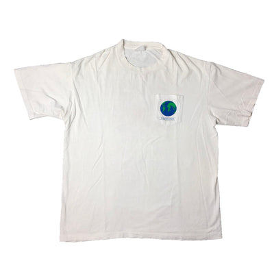 Early 90's WWF Saving Life on Earth Pocket T-Shirt