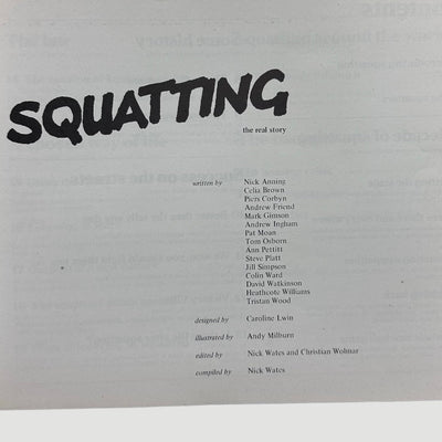 1980 Squatting: The Real Story by Christian Wolmar
