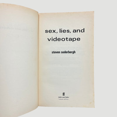 1990 Sex, Lies and Videotape Faber Screenplay