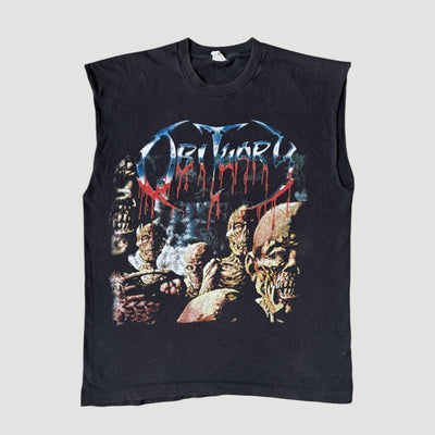 90's Obituary Back from the Dead Cutoff T-Shirt