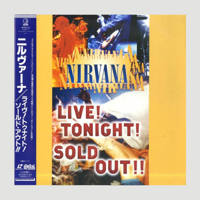 1994 Nirvana Live! Tonight! Sold Out! Japanese Laserdisc