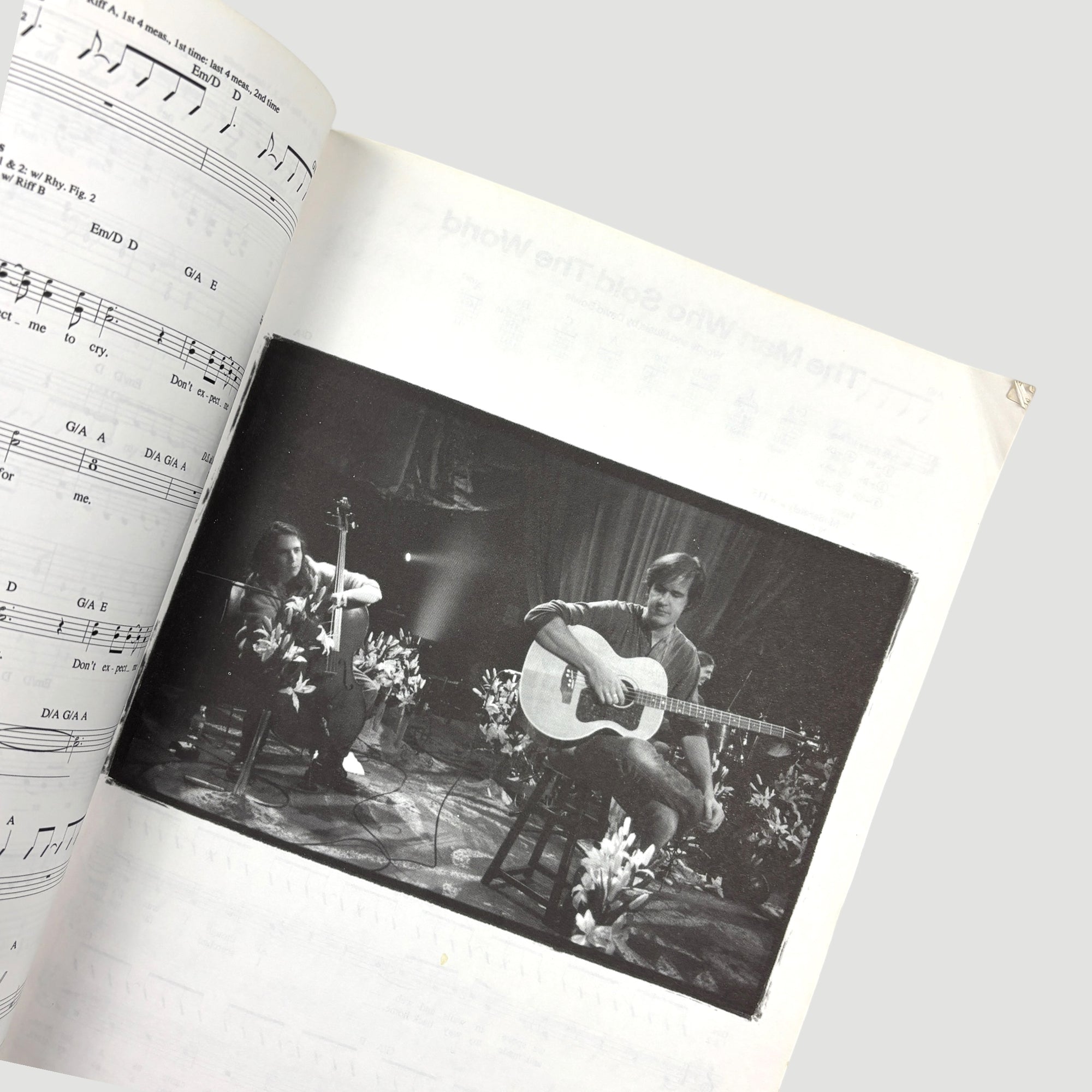 1995 Nirvana Unplugged in NYC Guitar Tab/Vocals