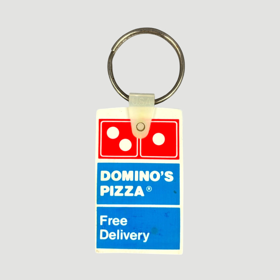 80's Domino’s Logo Keychain