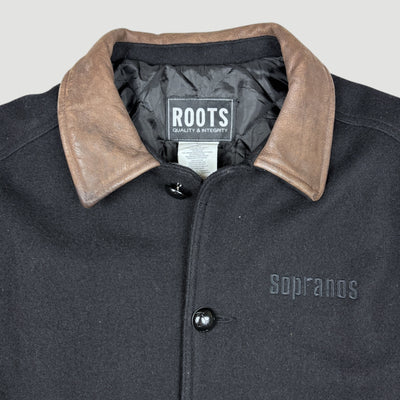 00's HBO The Sopranos Wool Button Up Jacket