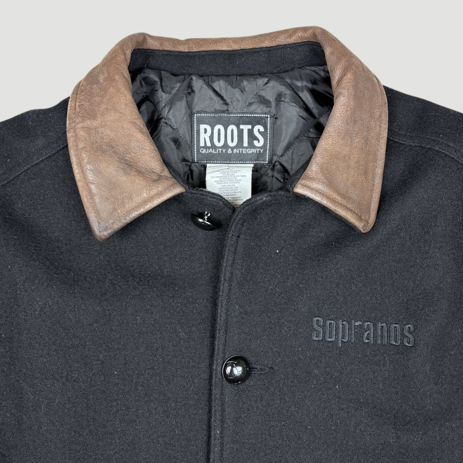 00's HBO The Sopranos Wool Button Up Jacket
