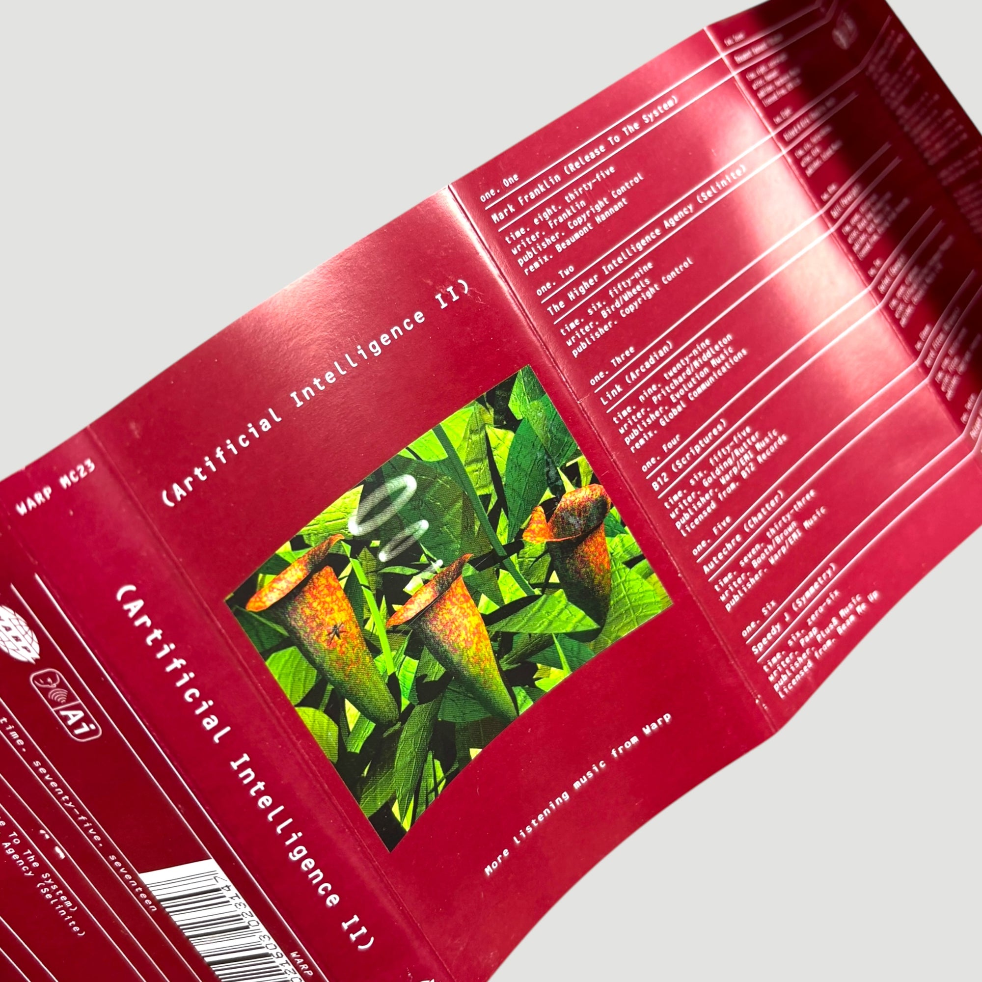 1994 Warp Records Artificial Intelligence II UK Cassette