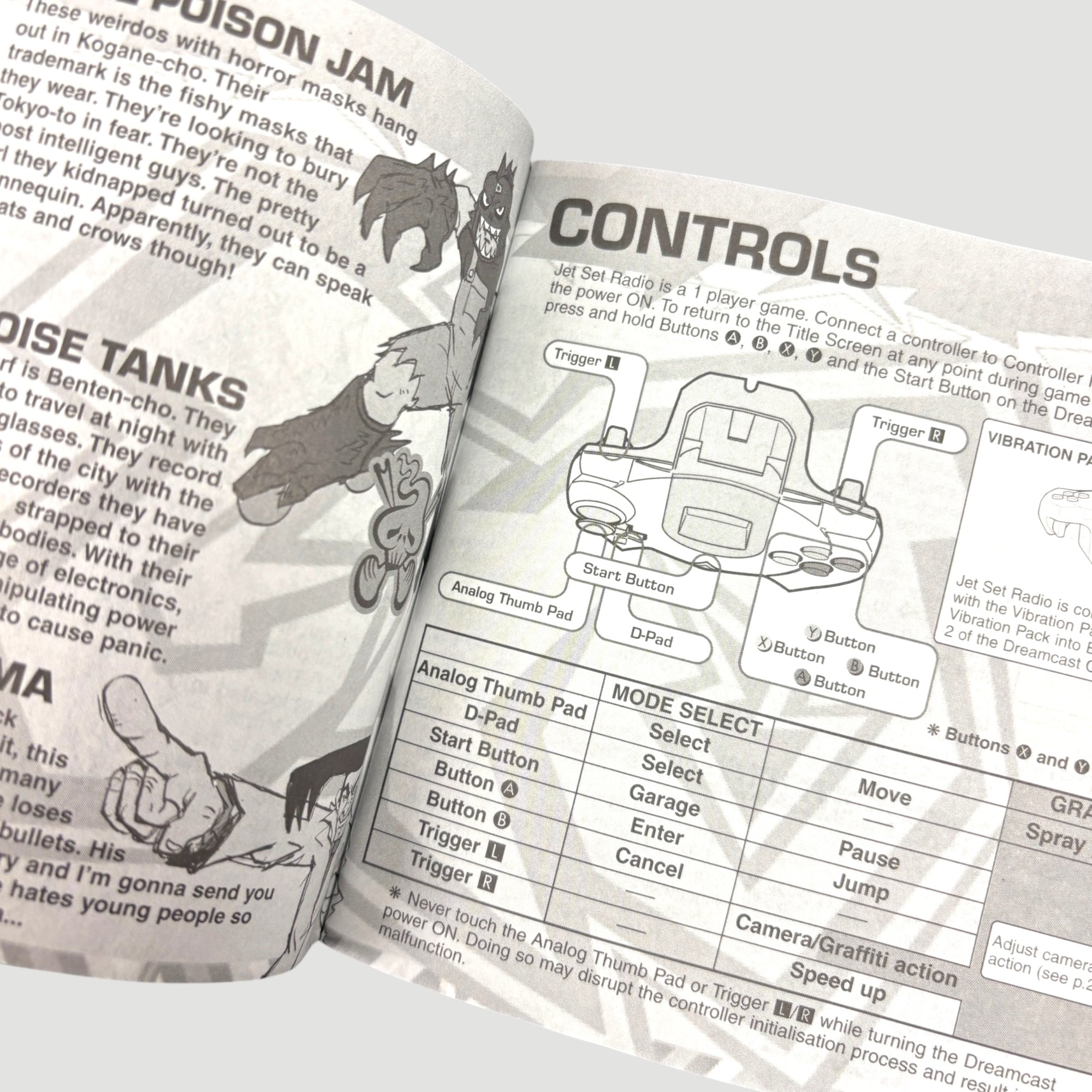 2000 Jet Set Radio UK Sega Dreamcast Game