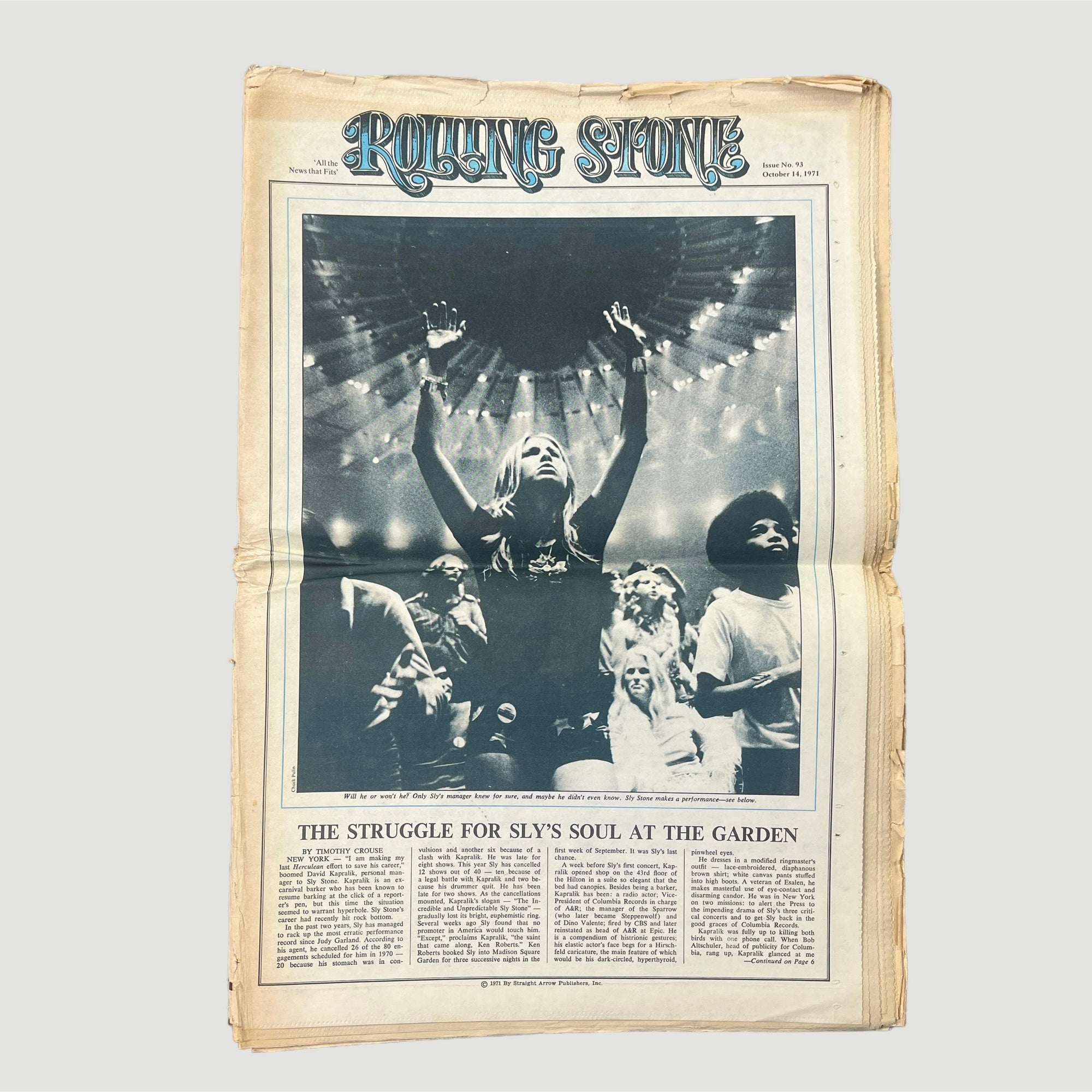 1971 Rolling Stone Tina & Ike Turner Issue