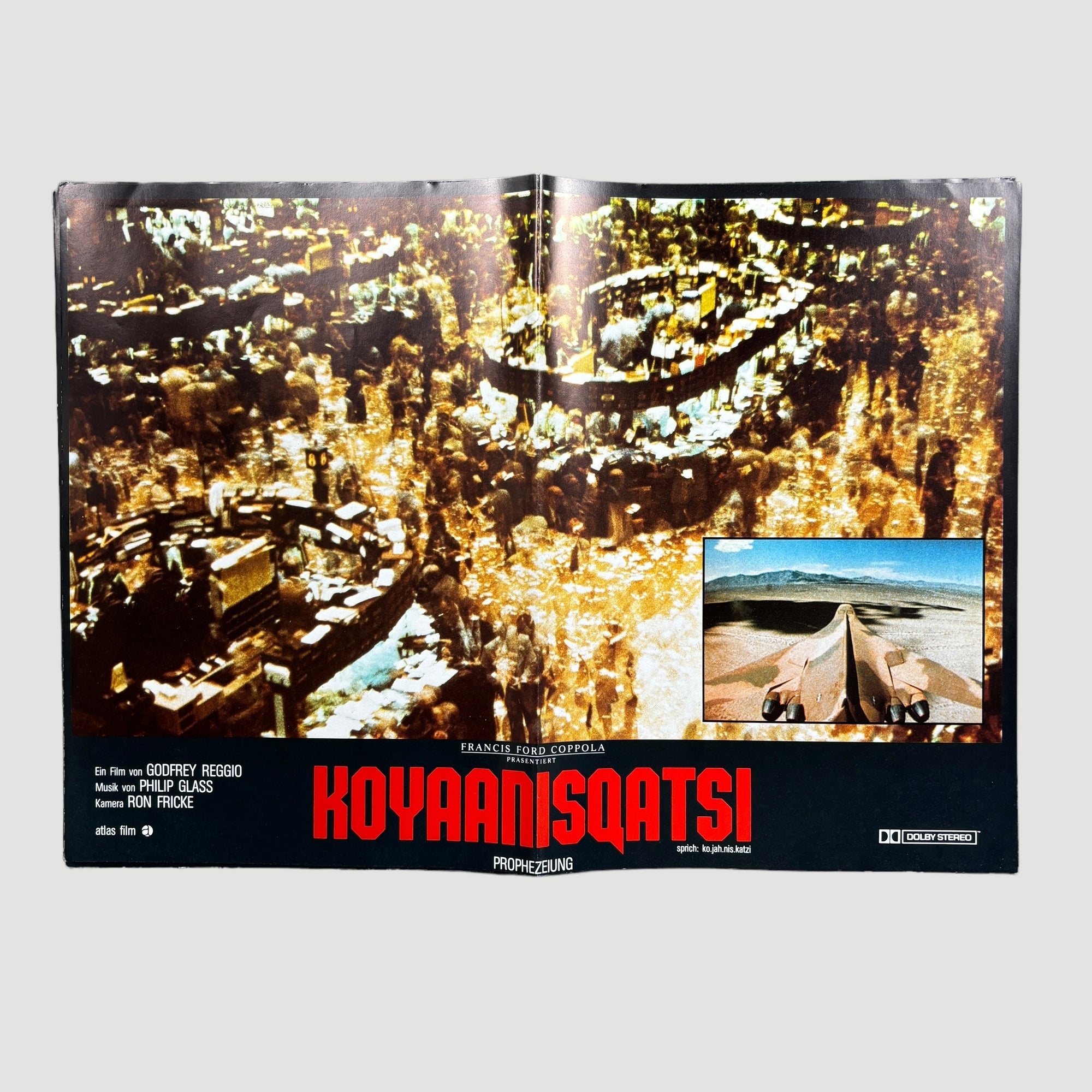 1982 Koyaanisqatsi 7 x Lobby Poster Set