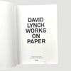 2011 David Lynch Works on Paper 1st Edition Hardback