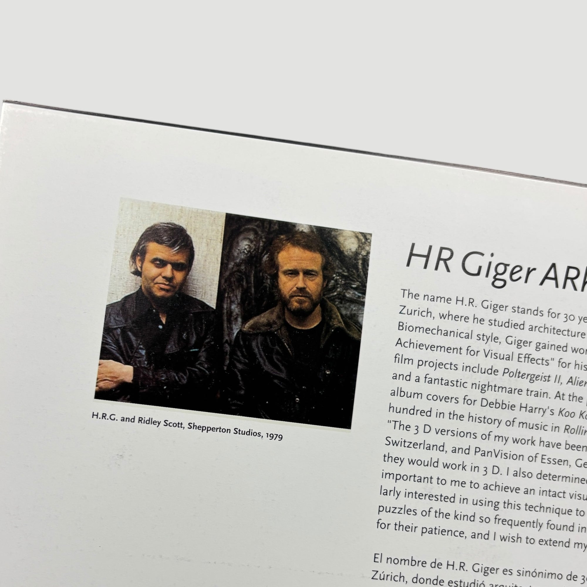 1998 HR Giger ARh+ 3D Calendar