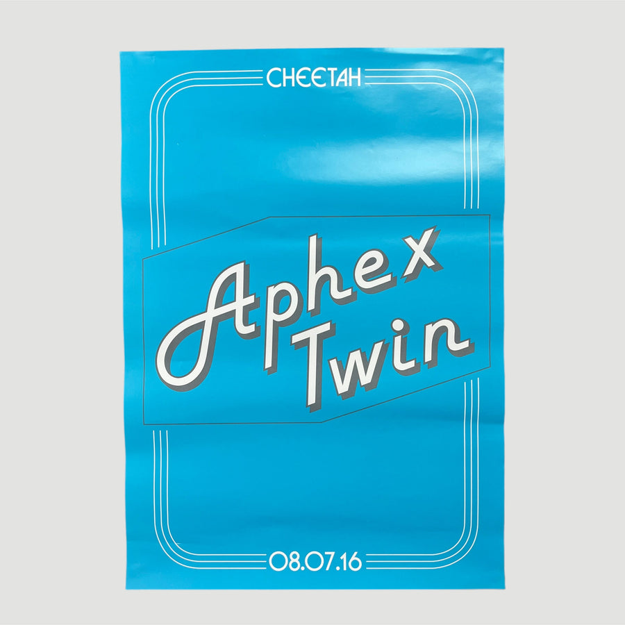 2016 Aphex Twin Cheetah Poster + Sticker Set