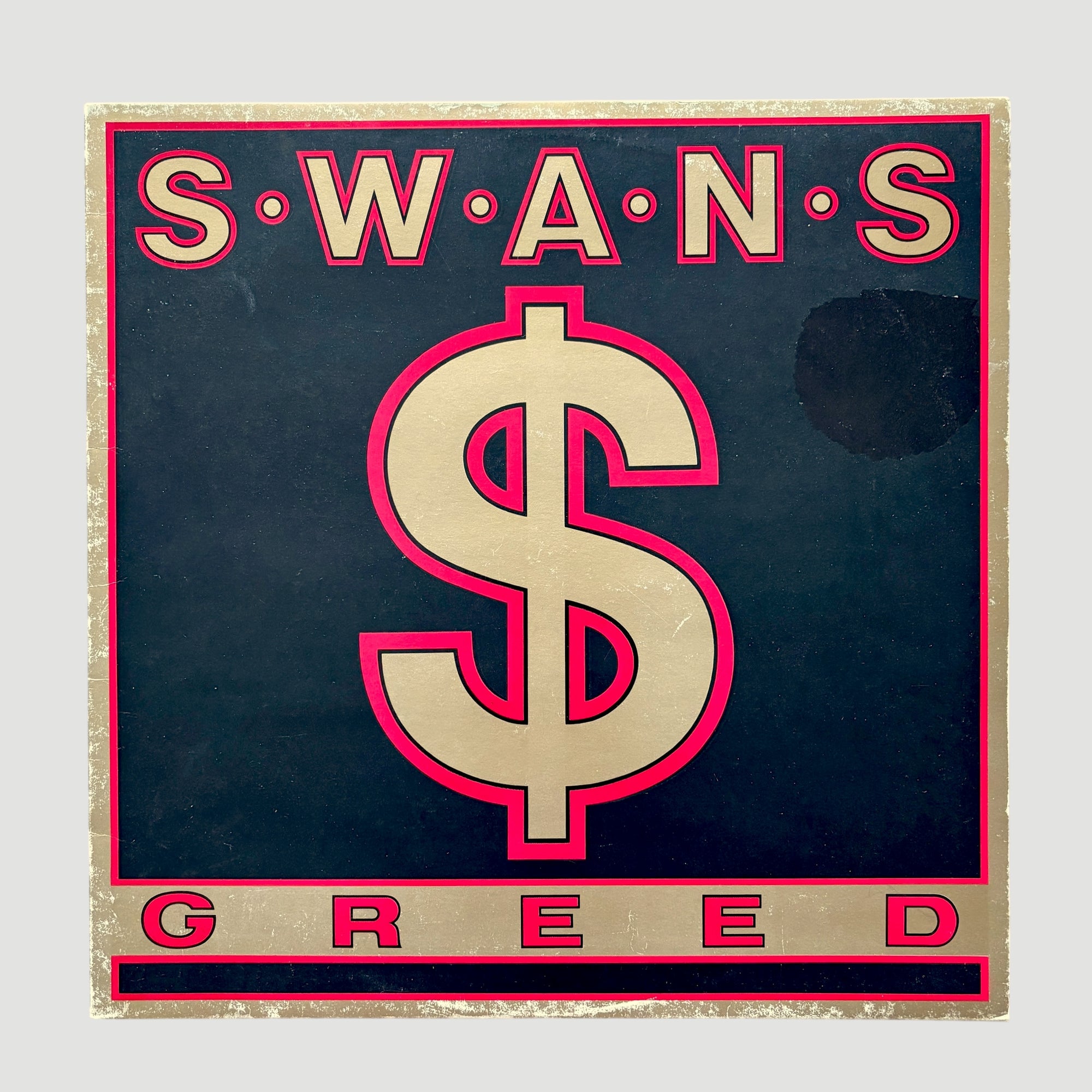 1986 Swans Greed UK 1st Press LP + Insert