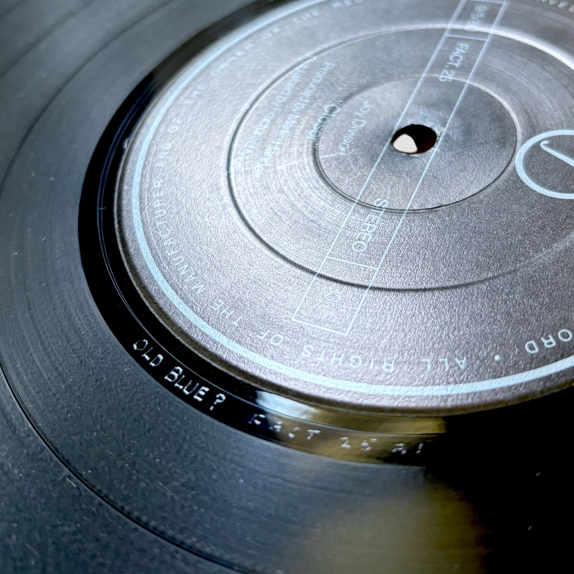 1980 Joy Division Closer Early UK Tranco Stereo Press