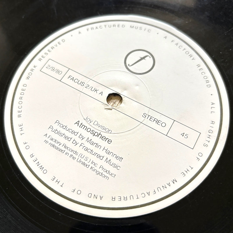 Joy division atmosphere 12インチ Joy Division – Atmosphere – Vinyl (12