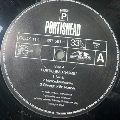 1994 Portishead 'Numb' 12" Single