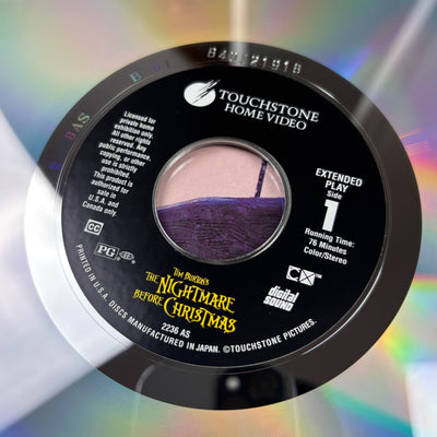 1993 The Nightmare Before Christmas Laserdisc