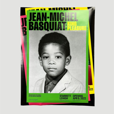 2022 Basquiat King Pleasure Exhibition Poster