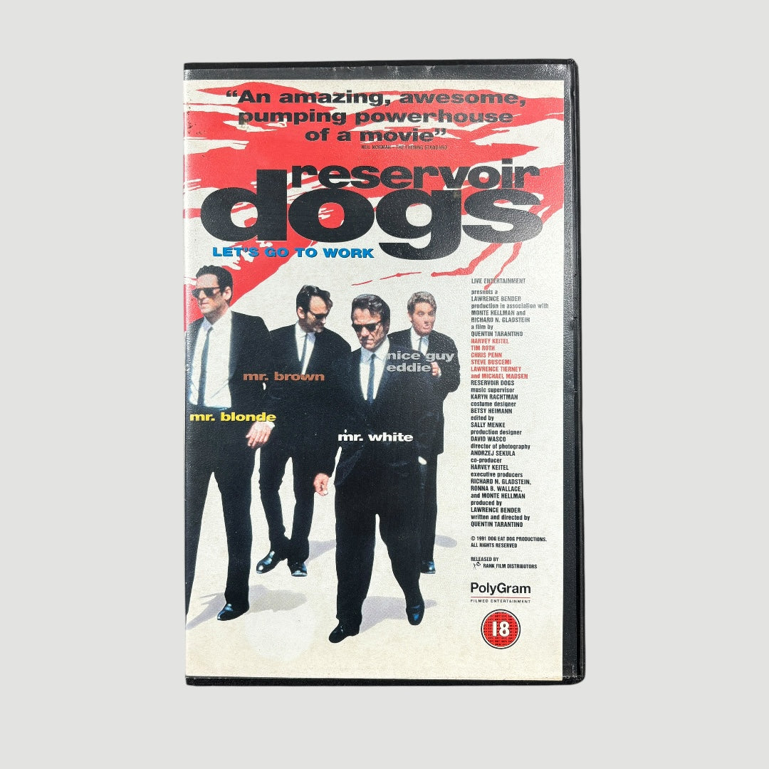 1991 Reservoir Dogs Ex-Rental Big Box VHS