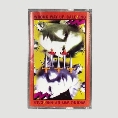 1990 Brian Eno & John Cale 'Wrong Way Up' Cassette