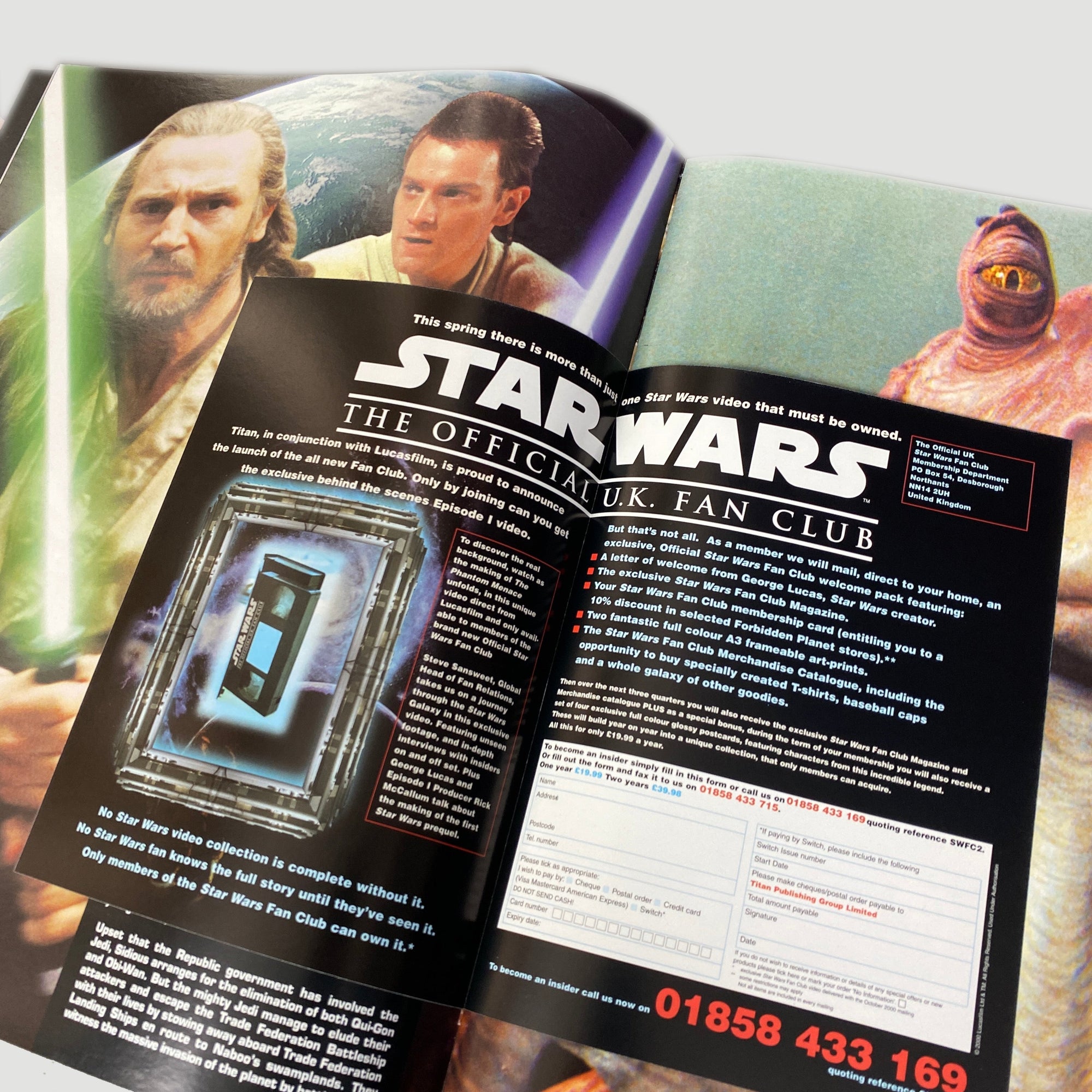 1999 Star Wars The Phantom Menace Premiere Programme