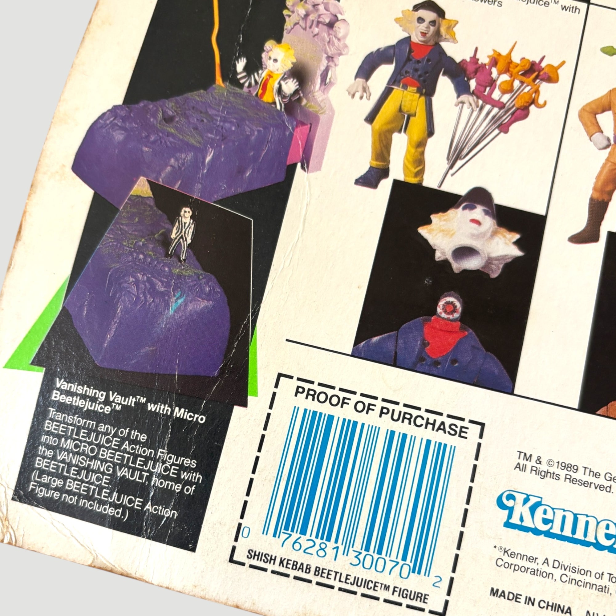 1989 Beetlejuice Shish Kebab Beetlejuice Kenner Action Figure