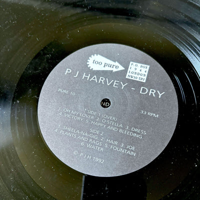 1992 PJ Harvey Dry UK 1st Press LP