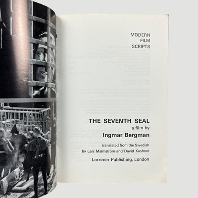 1972 The Seventh Seal Ingmar Bergman Film Script