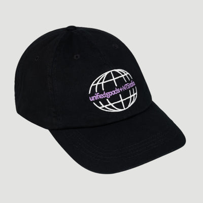 NTS x UG Globe Logo Black Cap