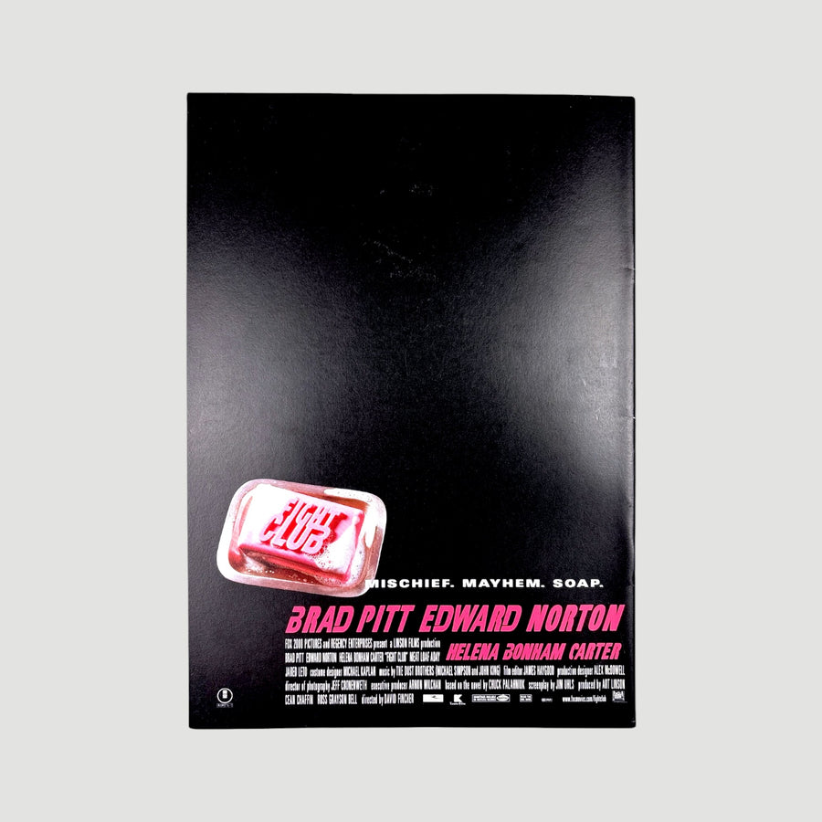 1999 Fight Club Japanese Programme