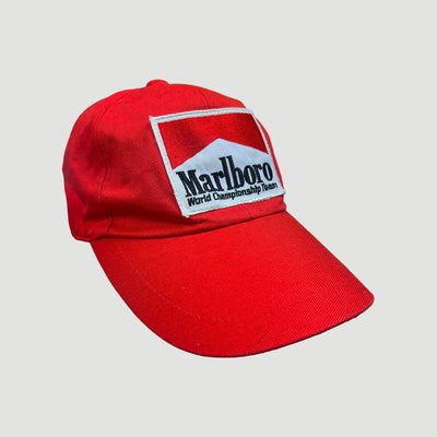 80's Marlboro Red Racing Snapback Cap