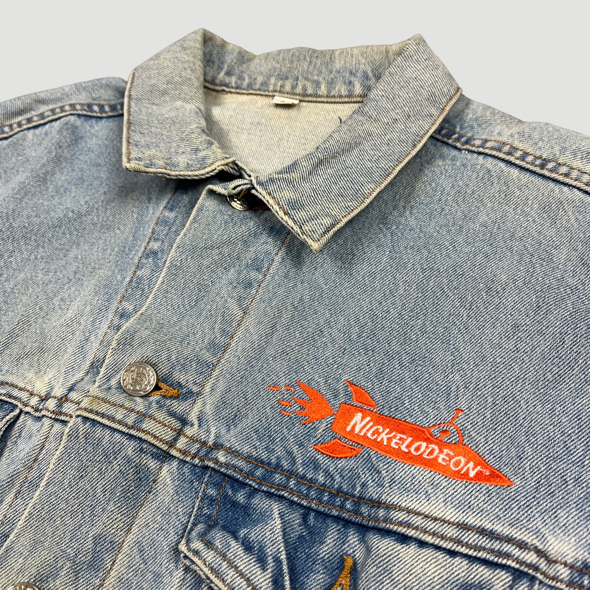 90's Nickolodeon Denim Staff Jacket