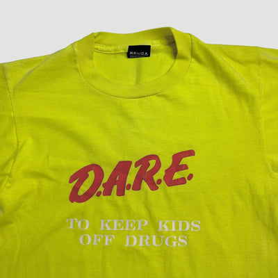 90's D.A.R.E. Fluroscent T-Shirt