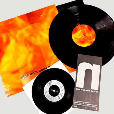 1992 Nine Inch Nails Broken UK 12" + 7" Single Set + Flyer