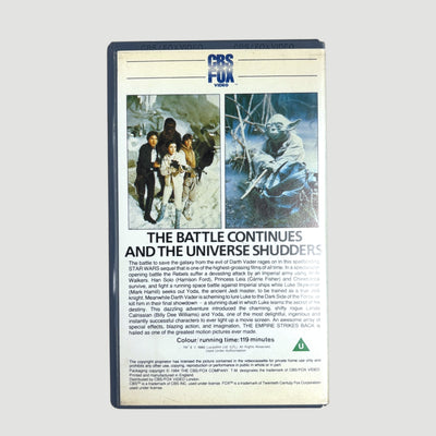 1981 Star Wars Empire Strikes Back UK Ex-Rental VHS