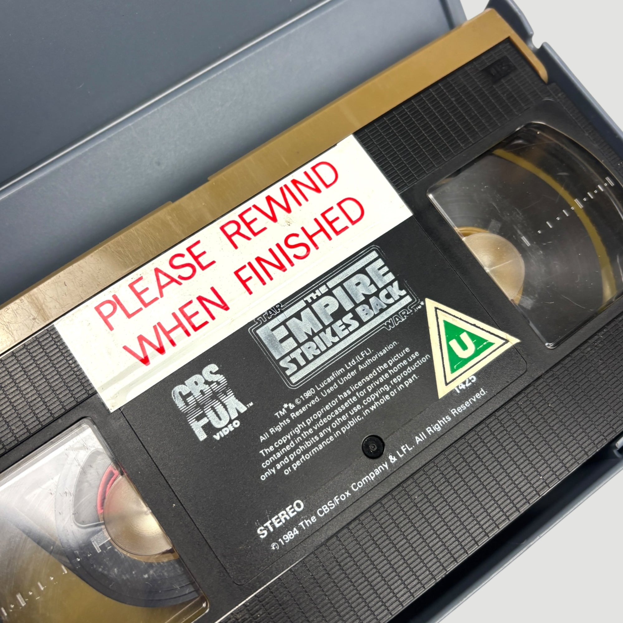 1981 Star Wars Empire Strikes Back UK Ex-Rental VHS